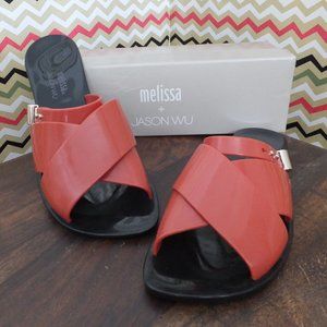Melissa Diane + Jason Wu Criss-Cross Vamp Sandals